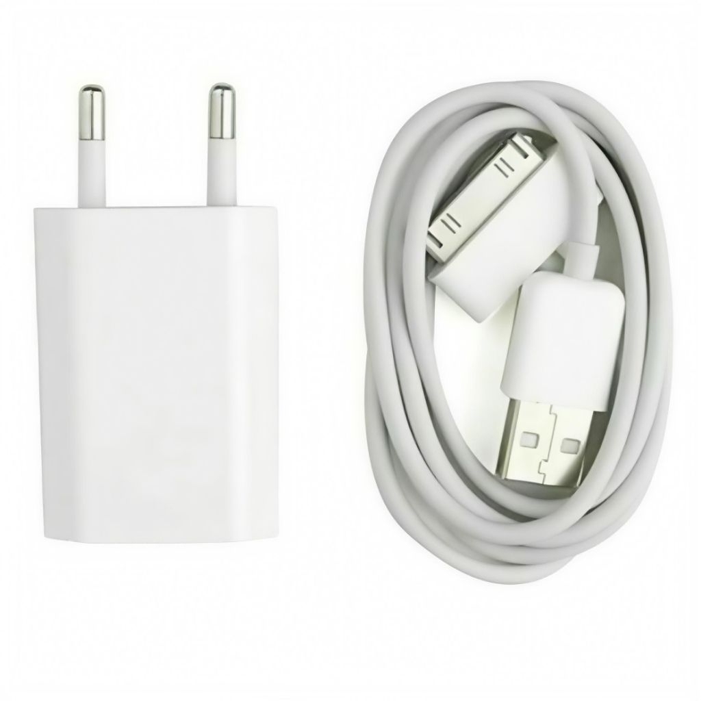 Charger iPhone 4 / 4s / 4G ipad 1 / 2 / 3 Kabel Charger Dan Kepala Charger