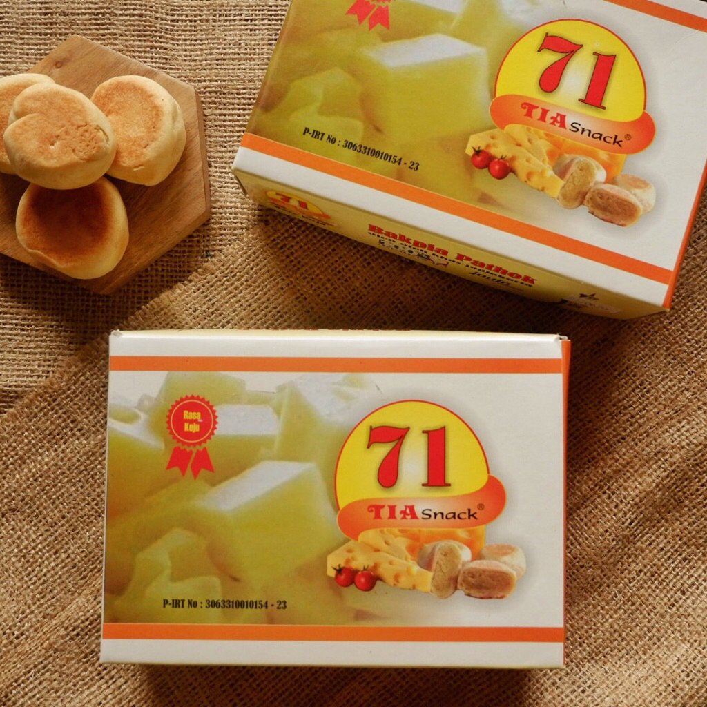 

BAKPIA KERING 71 TIA SNACK RASA KEJU ISI 20
