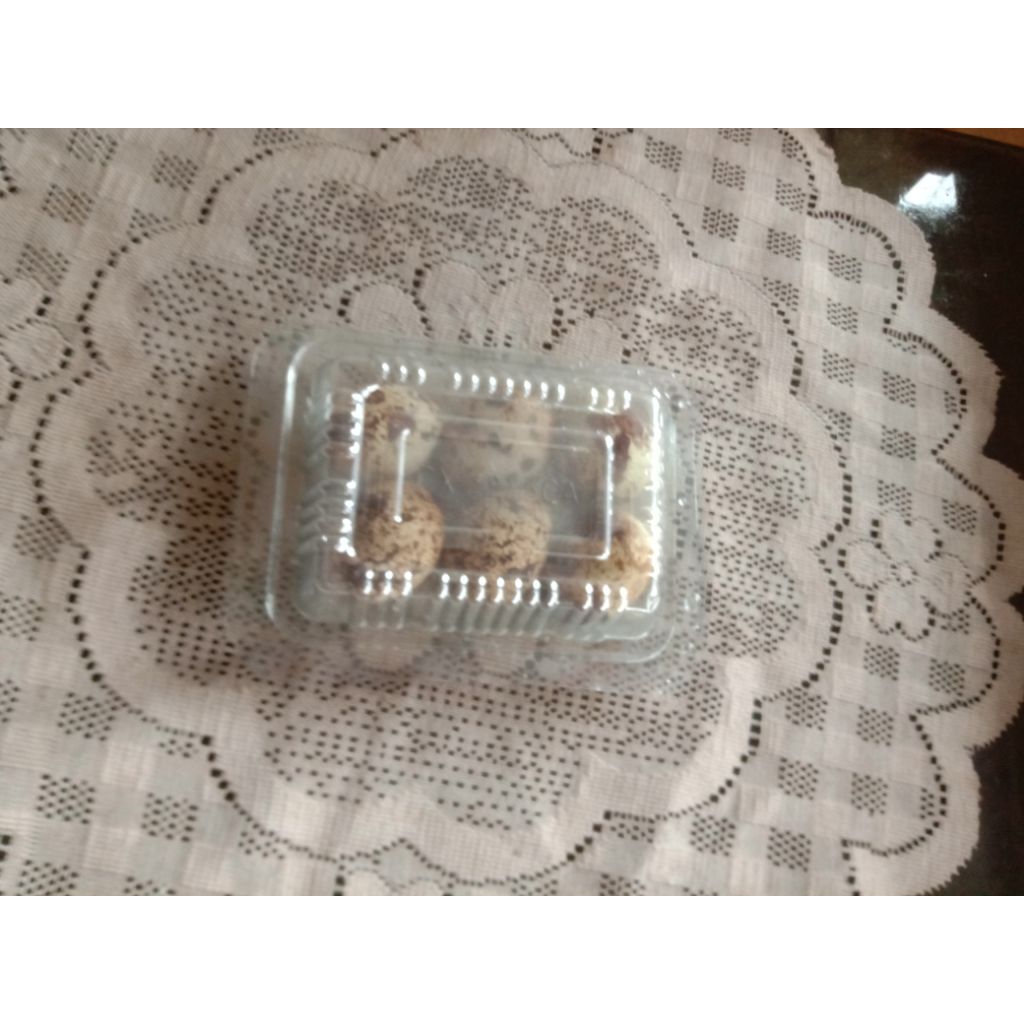 

Telur Puyuh Matang Isi 6 Butir