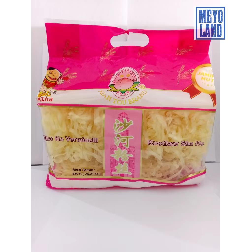

Kuetiaw Sahe Xiantou Brand Sha He Vermicelli 480gr XIN ZHU VERMICELLI