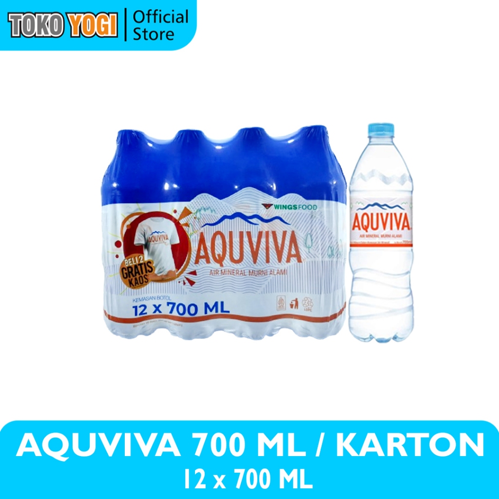 

AQUVIVA 700 ML BOTOL ISI 12 || KARTON