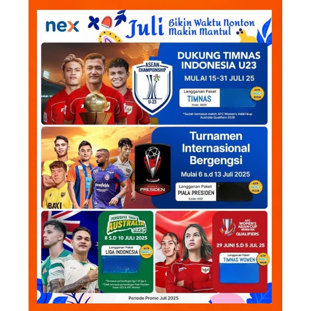 Nex Parabola Paket AFF U23