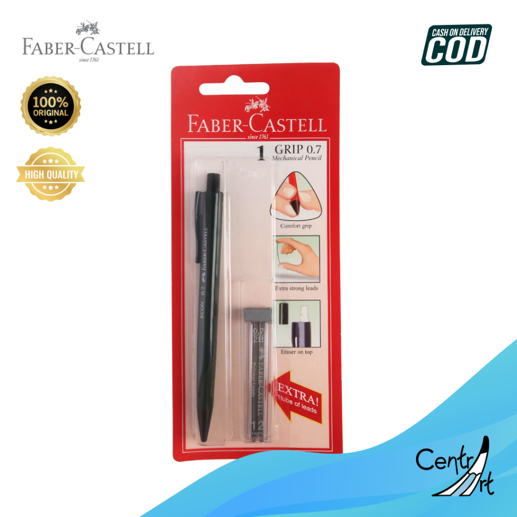 

Faber Castell GRIP 0.7 Mechanical Pencil Set | Pensil Mekanik