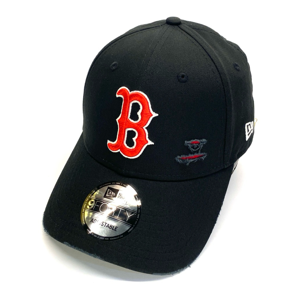 New Era Cap 9Forty MLB Boston Red Sox Cotton Damage Black Hat