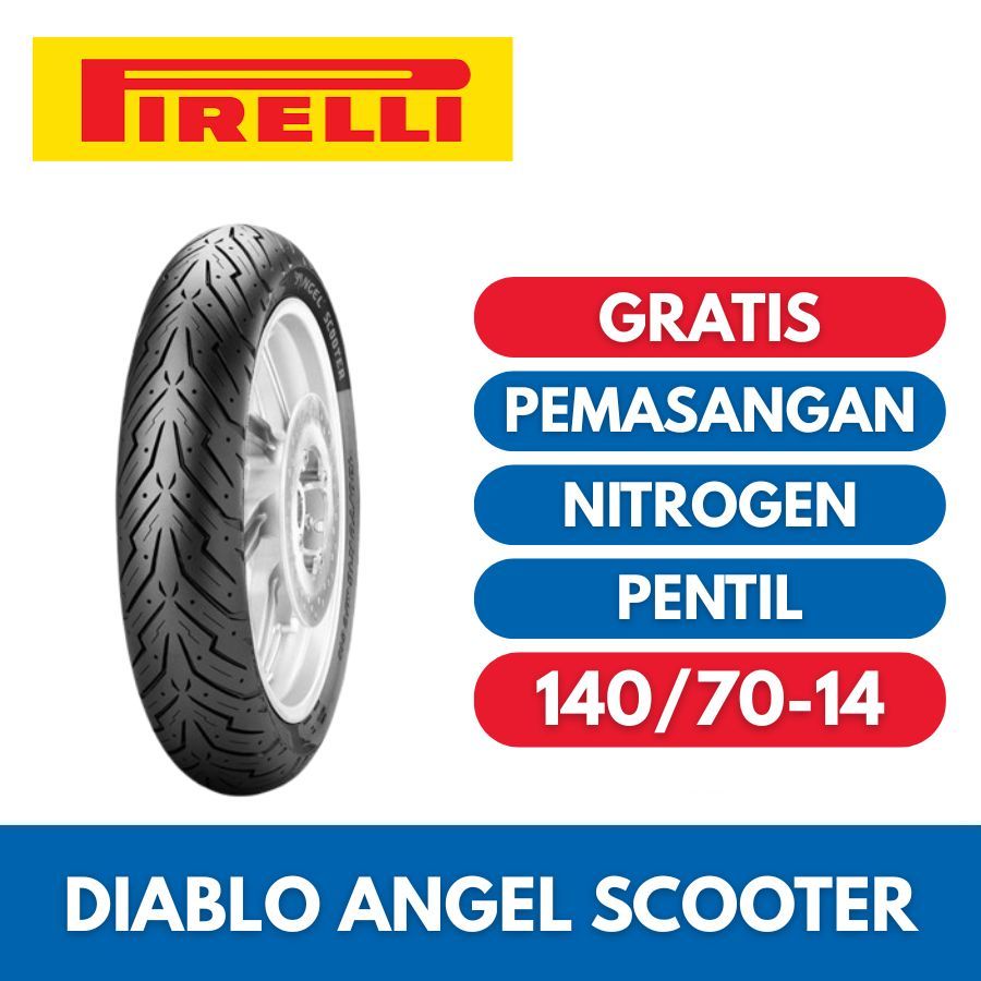 Pirelli Angel Scooter 140/70-14 Tubeless Ban Motor Pirelli Ring 14