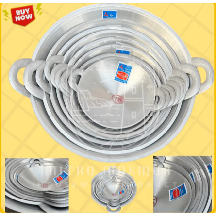 Kuali cap 3 berlian / Kuali Ceper berbagai ukuran / Wajan ukuran besar