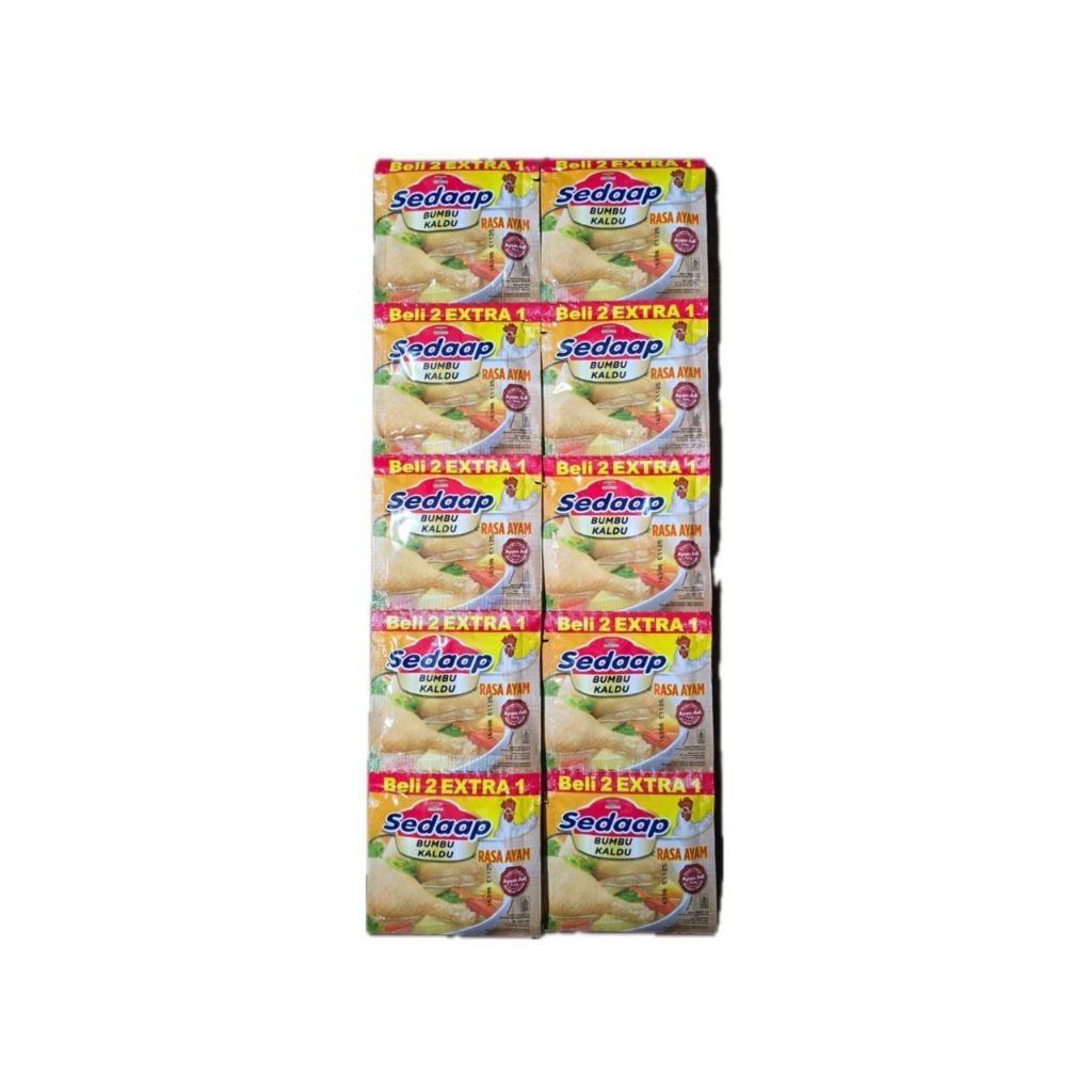 

Sedaap Kaldu Bumbu Penyedap Rasa Ayam saset 18's x 9gr