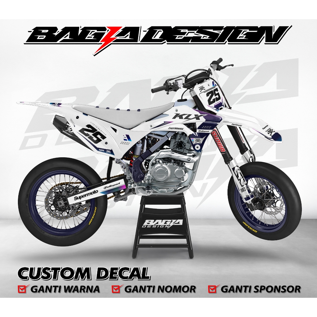DECAL KLX GORDON PREMIUM GLOSY COSTUME DESIGN / DECAL KLX GORDON FULL BODY 146