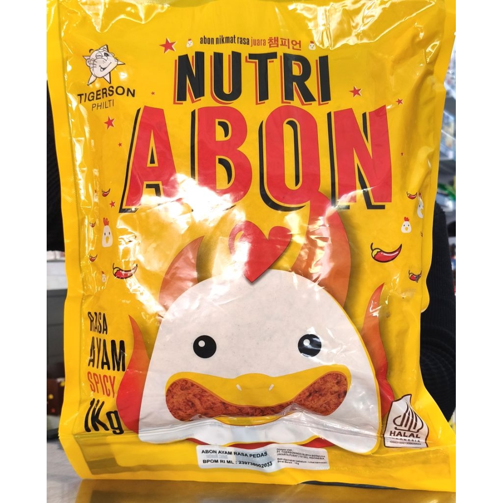 

Abon Ayam Premium Asli Pedas Manis 1kg/Nutri Abon Ayam Pedas Manis Tigerson/Abon Ayam Premium