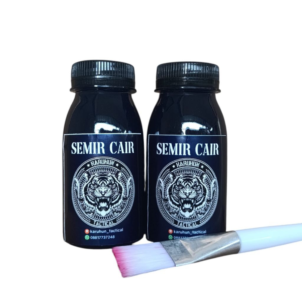 semir cair sepatu pdl hitam