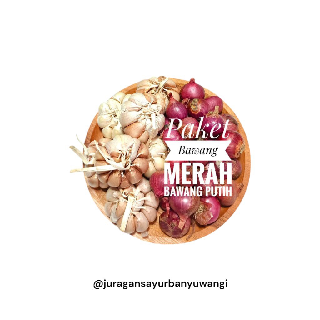 

Paket BRAMBANG BAWANG Bawang Merah Bawang Putih super fresh