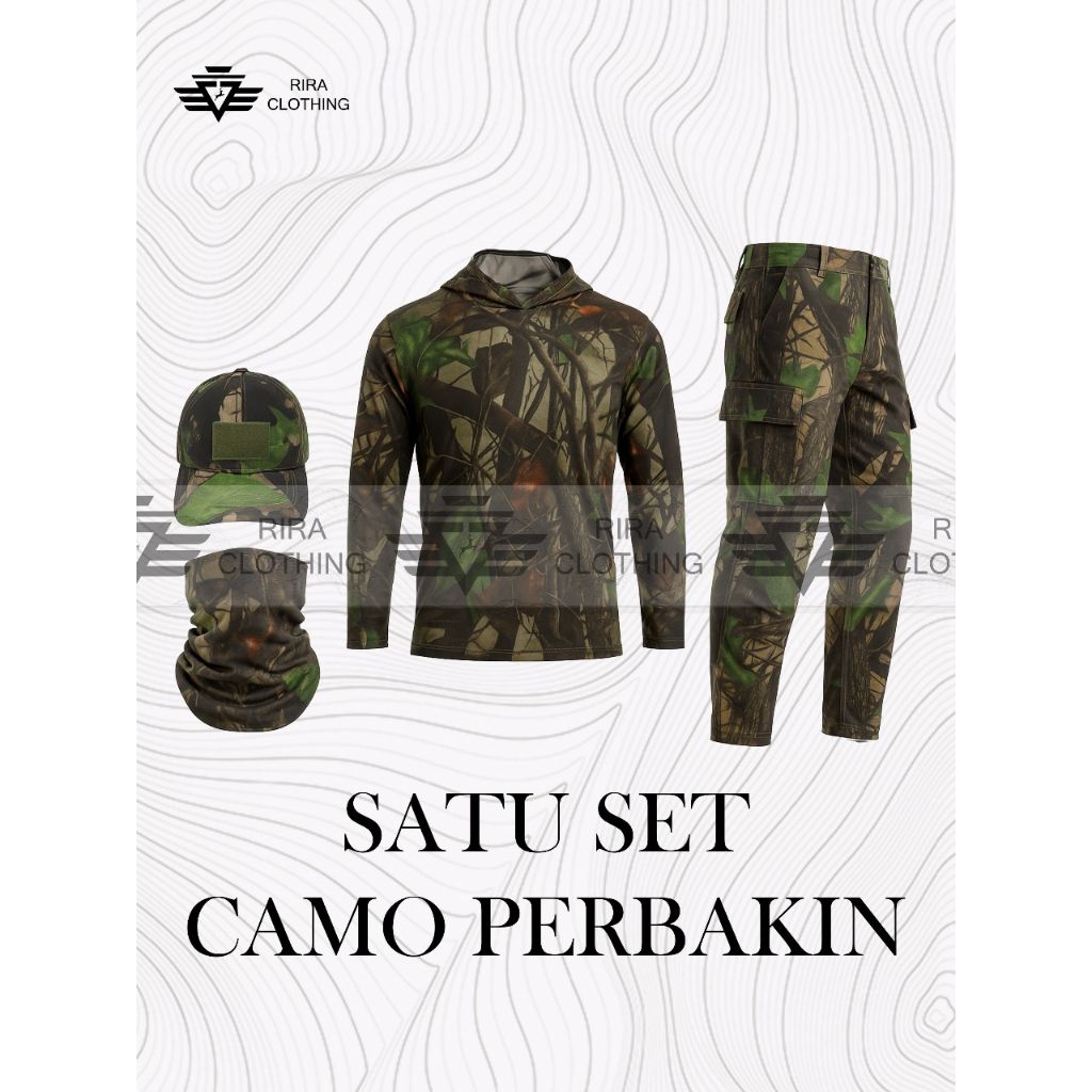 1 Set Camo Perbakin hunting