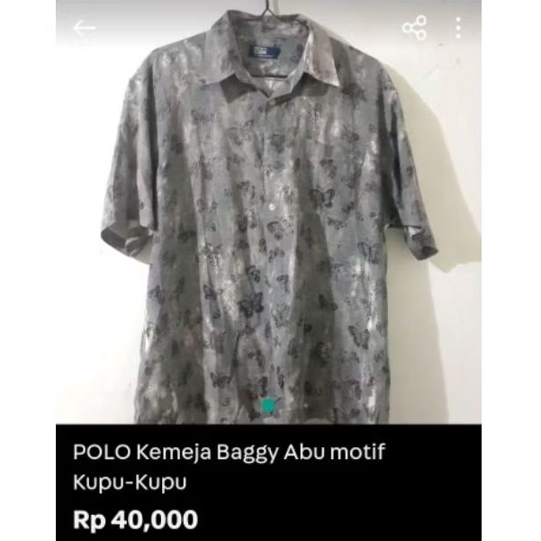 RESERVED POLO Kemeja Baggy