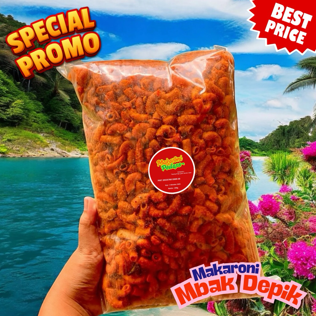 

Makaroni Pedas 250gr – Tersedia di Surabaya, Rasa Meledak!