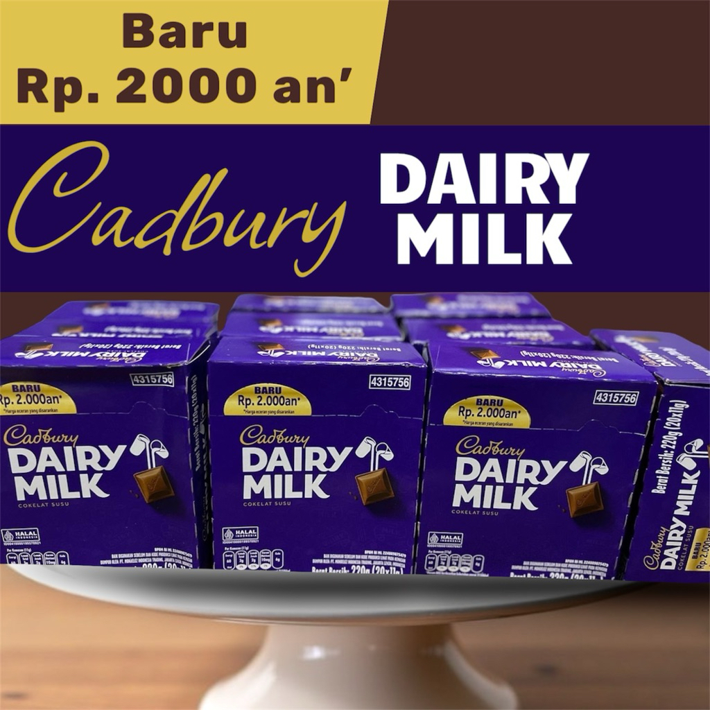 

Terlaris Cadbury 11gr x pcs