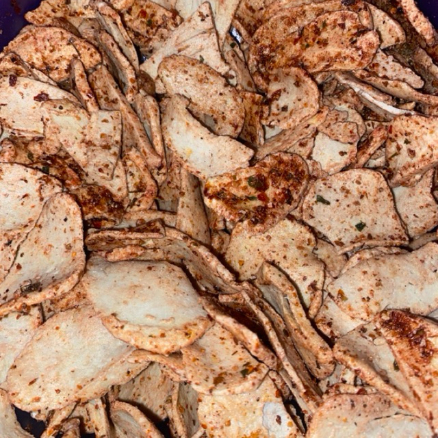 

Basreng Pedas Daun Jeruk 1Kg | Camilan Kiloan Renyah Gurih Pedas