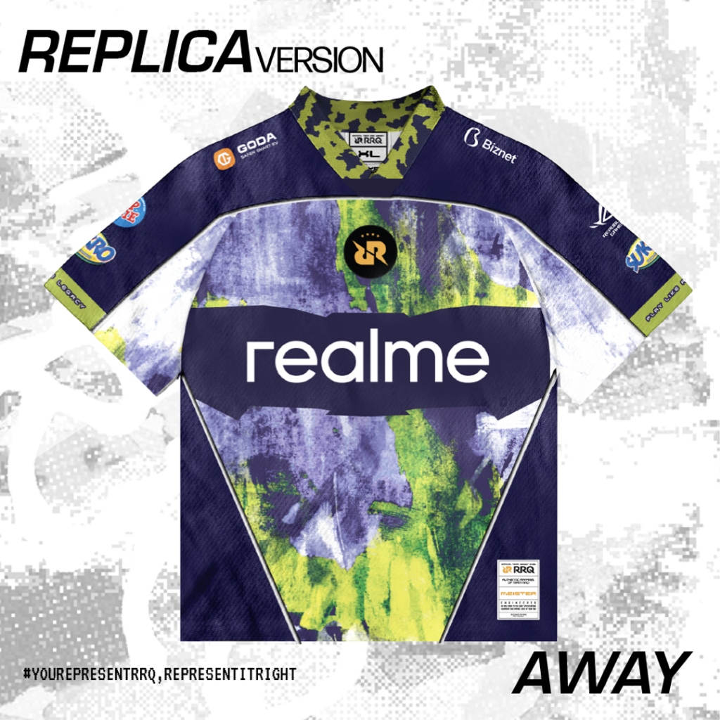 RRQ MEISTER MID 2025 JERSEY REPLICA AWAY||TIDAK FREE NICKNAME