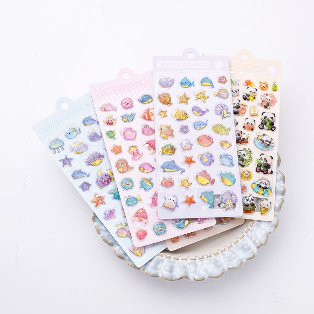 

Sticker 3D timbul aksesoris hp stiker diy lucu