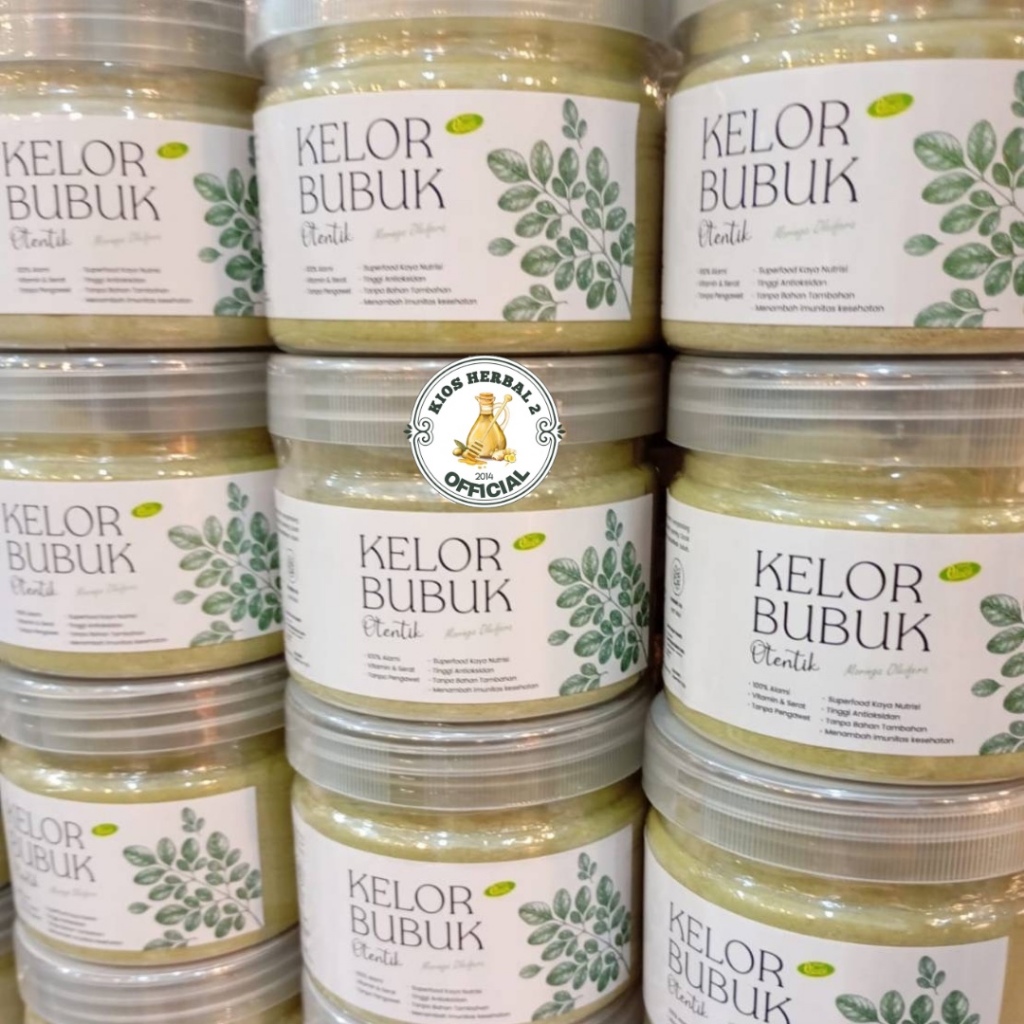 

daun kelor bubuk otentik 250ml,daun kelor, kelor bubuk,kelor,teh kelor,teh daun kelor,daun kelor bubuk