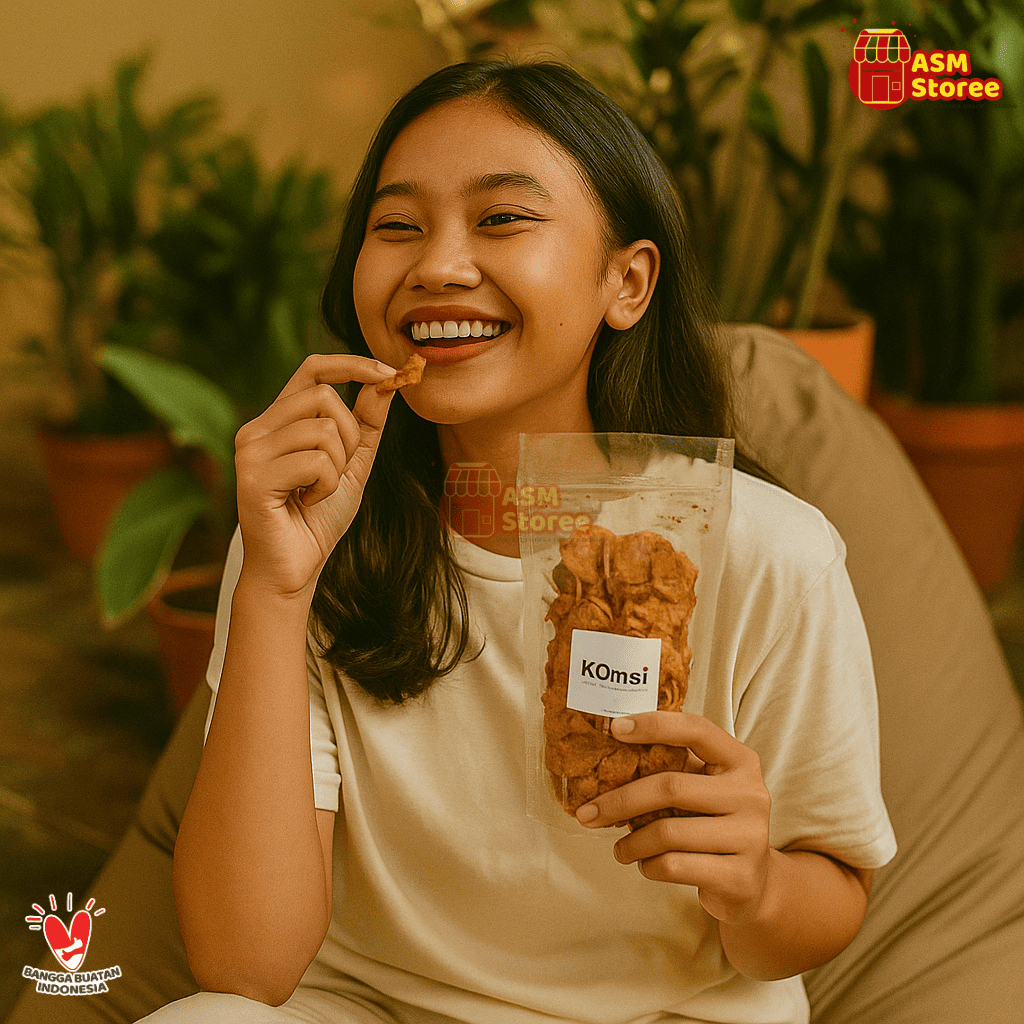 

Cimoring KOMSI - Camilan Mie Kering Gurih Pedas Viral Kekinian | Snack Kriuk Halal