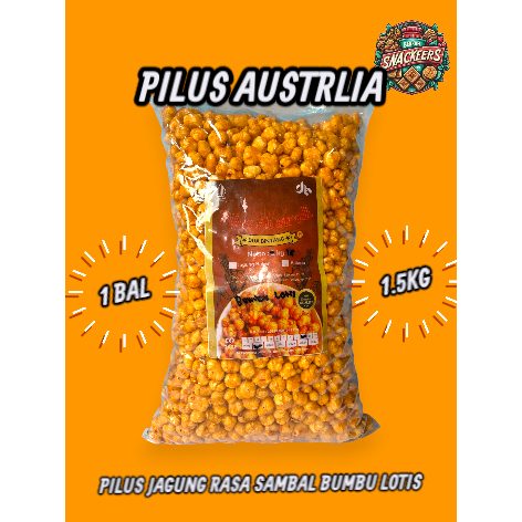 

Pilus Jagung Australia / 1 Bal Pilus Jagung Australia 1,5 KG Pedas Manis / Murah Terenak