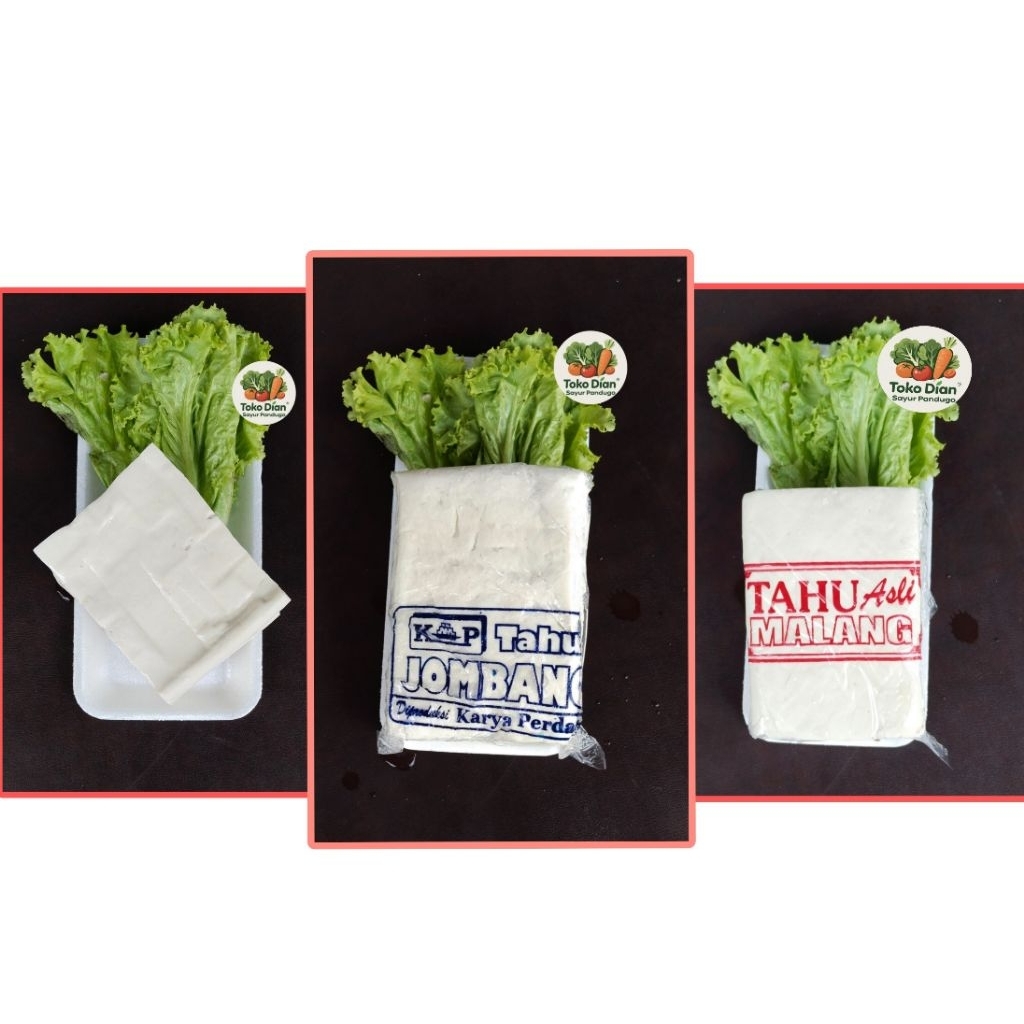 

KIRIM BESOK Aneka tahu putih/tahu malang/ tahu jombang segar enak-Diansayurpandugo