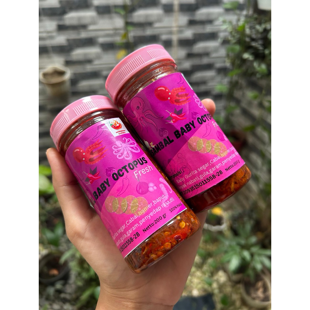 

Sambal Baby Gurita Segar/ sambal baby octopus 200gr