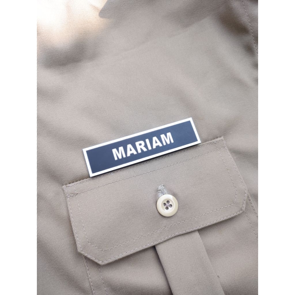 

Nametag Lis putih Best Seller