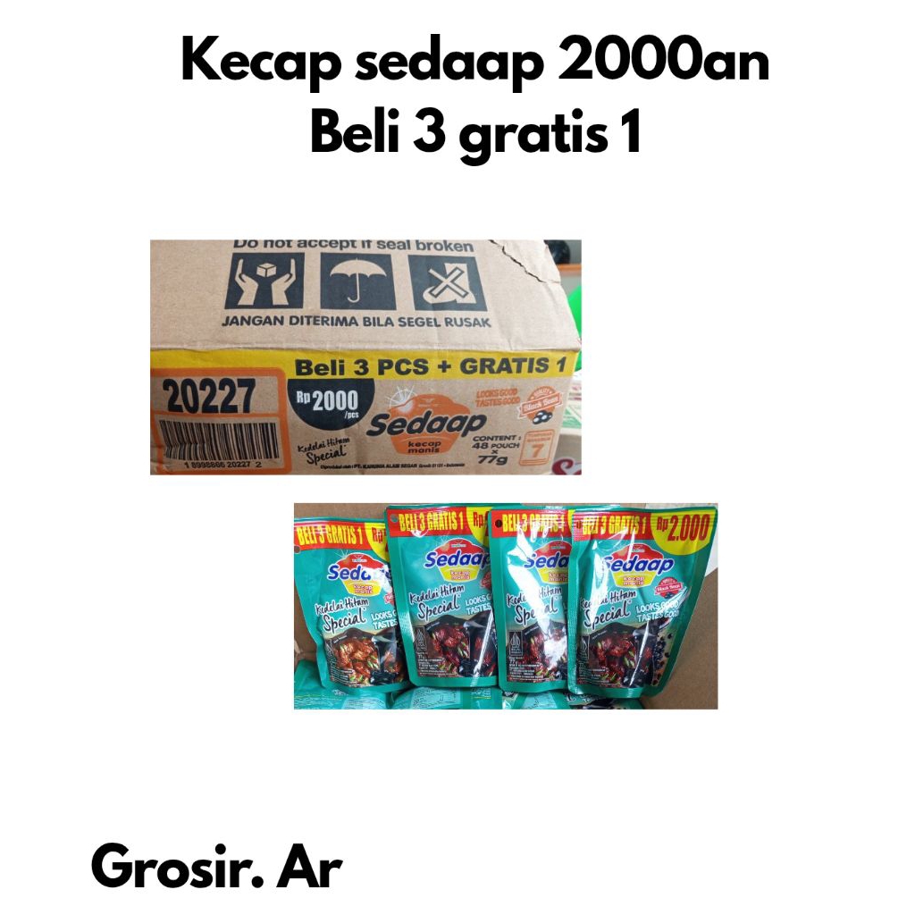 

kecap sedaap beli 3 gratis 1