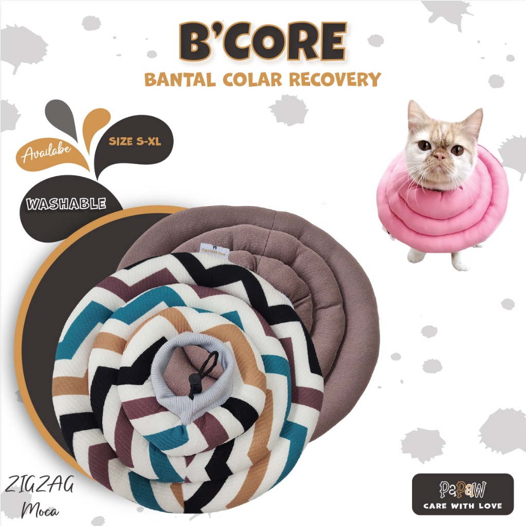 Collar Kucing Colar Anjing Corong Recovery Steril Kain Bantal Pelindung Leher Kepala Kolar Neck