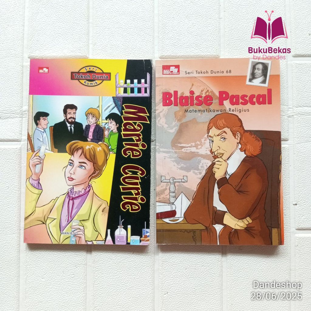 Seri Tokoh Dunia (Pilih Judul) Edisi Bookpaper Penerbit Elex Media - Buku Komik Bekas Preloved