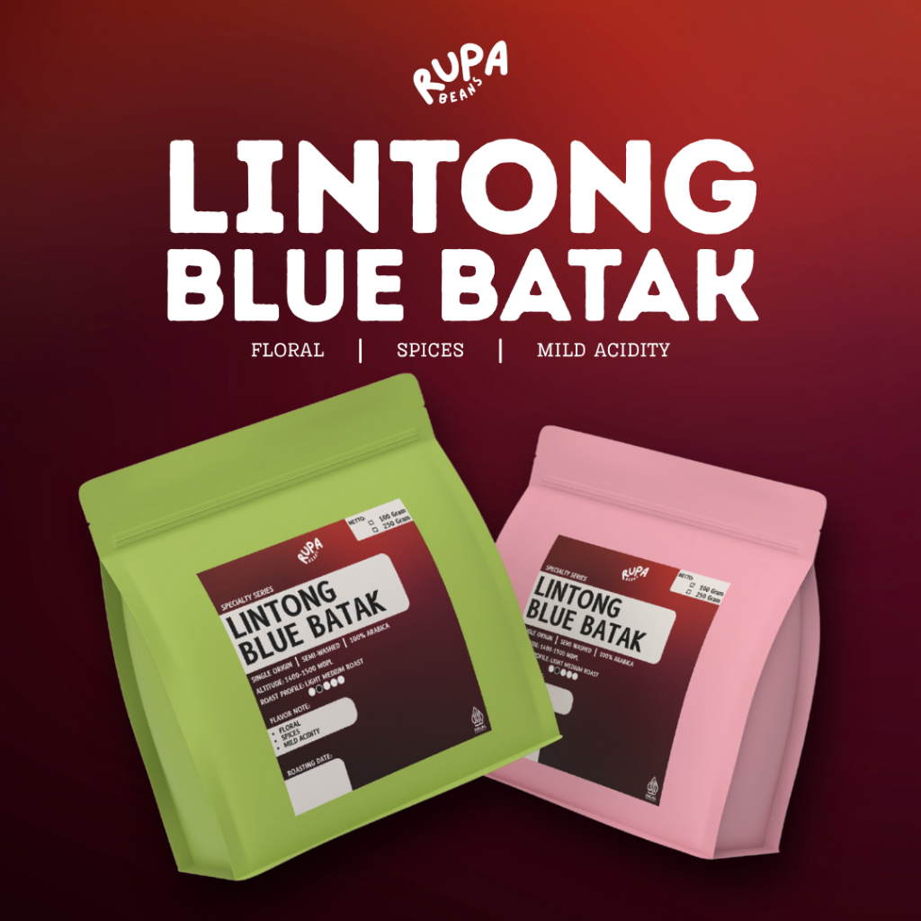 

Biji Kopi 100% Arabica Single Origin Lintong Blue Batak Coffee V60 Manual Brew by RupaBeans