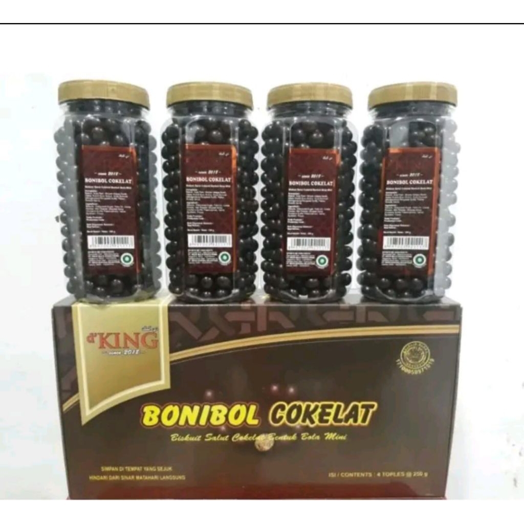 

Biskuit salut coklat d'KING 250 gram
