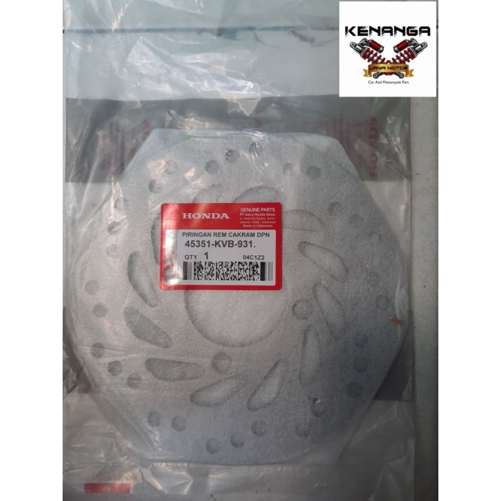 Piringan Cakram / Disc Brake Depan Beat Fi Original