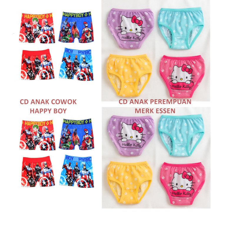CD Anak Cowok Cewek LENGKAP Celana Dalam Anak Cewek Cowok Murah