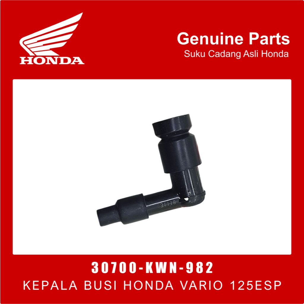 KEPALA BUSI HONDA VARIO 125 ESP | 30700-KWN-982 | CAP ASSY NOISE SUPPR (30700KWN982) ORIGINAL AHM