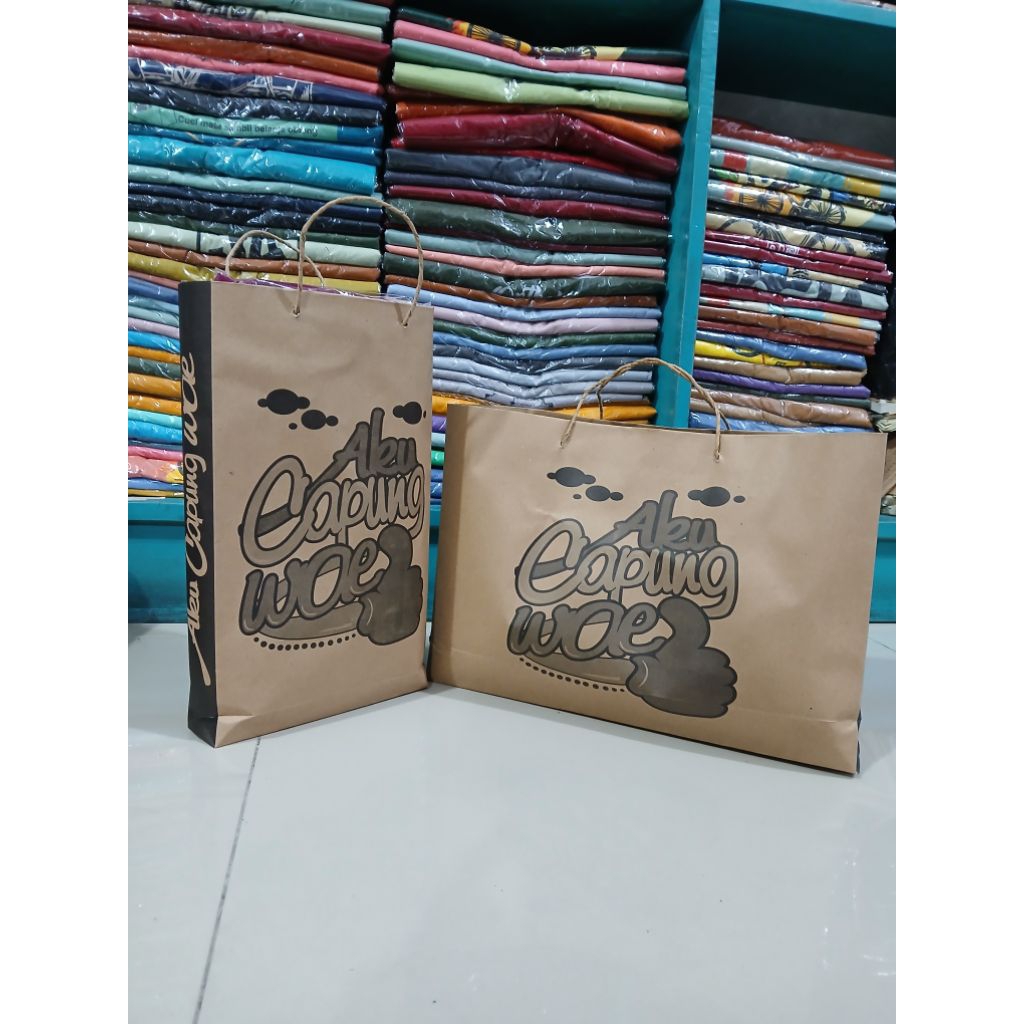 

PAPERBAG CAPUNG TSHIRT KHAS JOGJA || TAS OLEH OLEH KHAS JOGJA CAPUNG TSHIRT