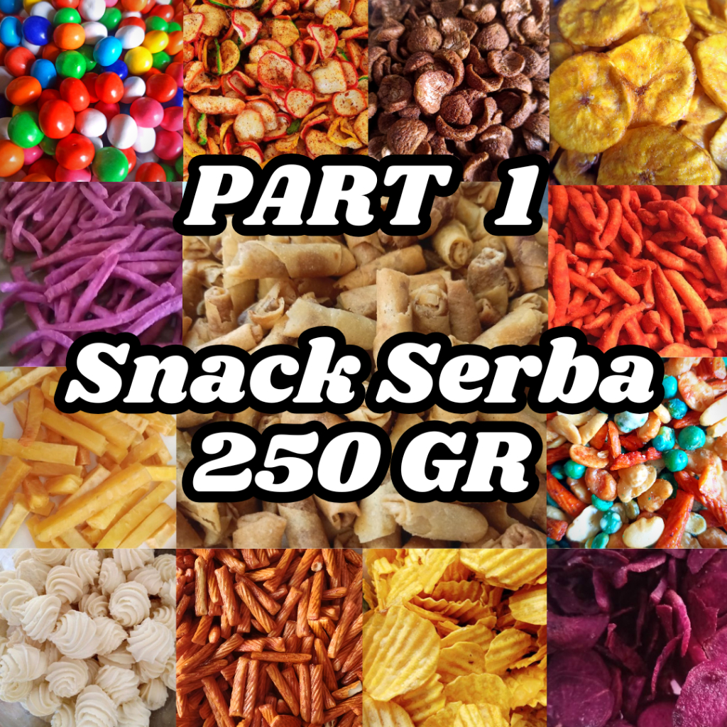 

[PART 1] Aneka Snack Kemasan 250 Gram Terlengkap / Makanan Ringan Jajanan Murah Viral Terlaris