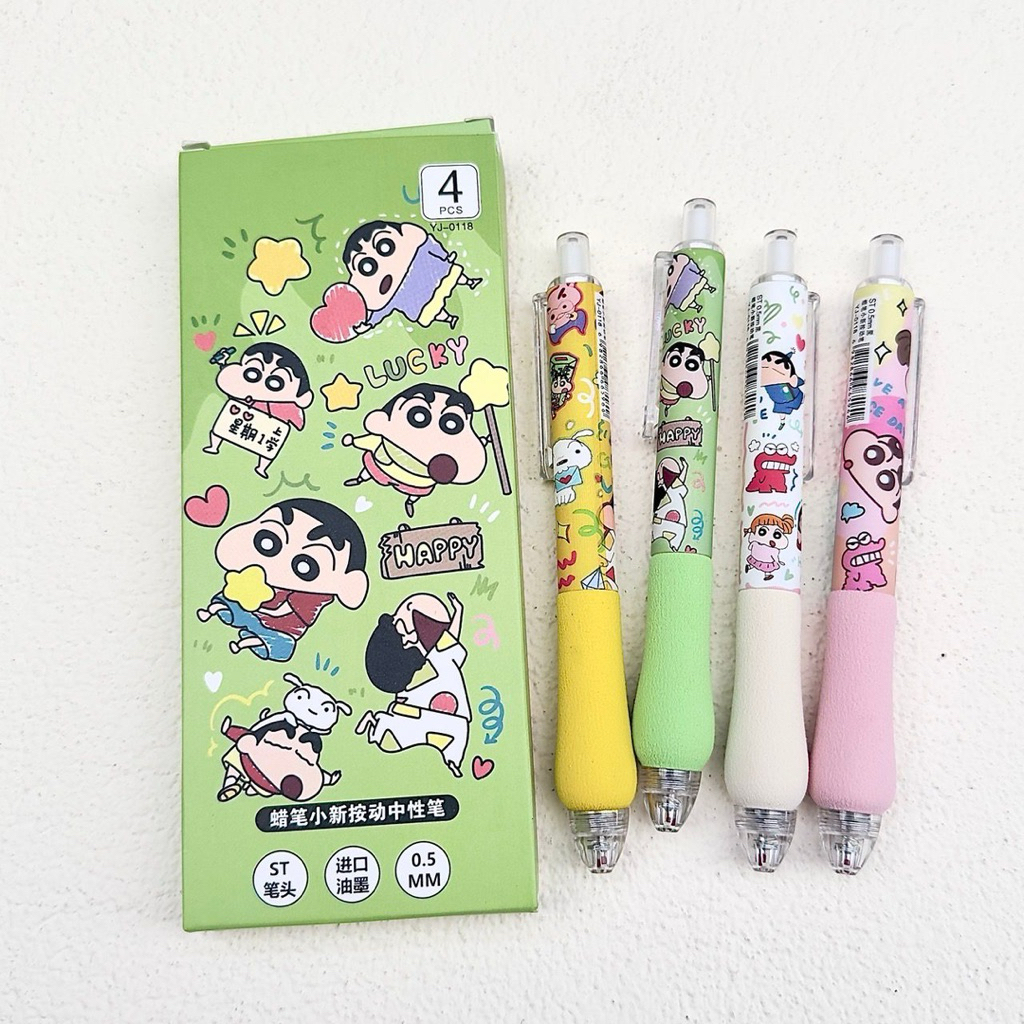 

Pena Cetek Sinchan Pulpen Mekanik Bolpen 0.5mm isi 4pcs