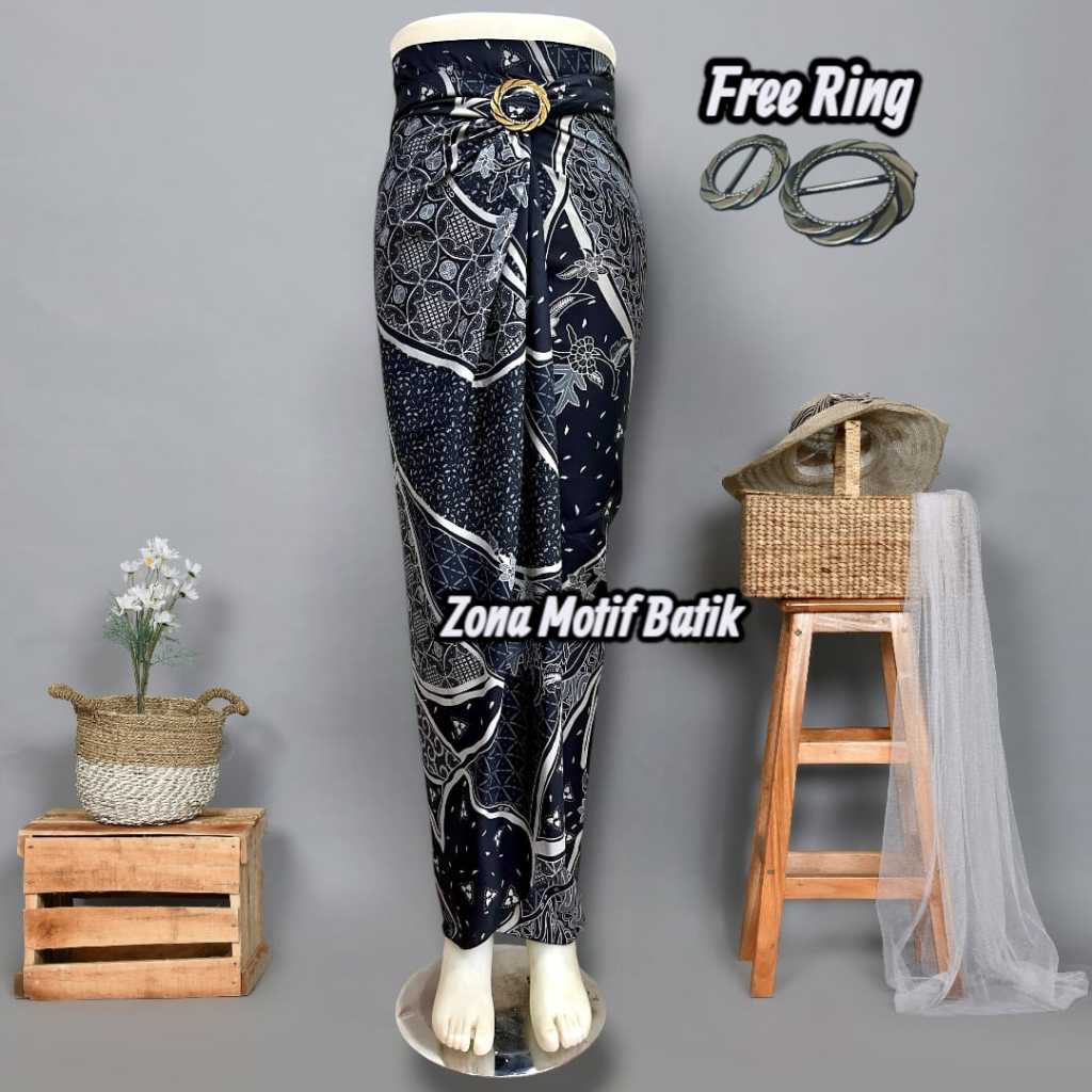 ROK LILIT BATIK BAWAHAN KEBAYA KAIN SERUT INSTAN FREE RING