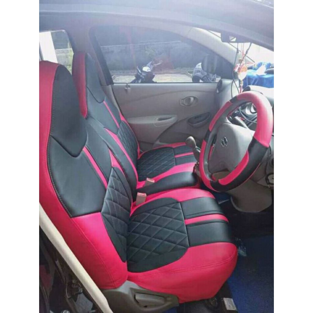 SARUNG JOK MOBIL DATSUN GO PANCA (3 BARIS) DATSUN GO PANCA (2 BARIS)full set 3/2 BARIS