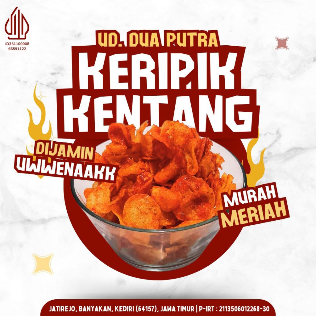 

[COD] Kripik kering kentang / K3
