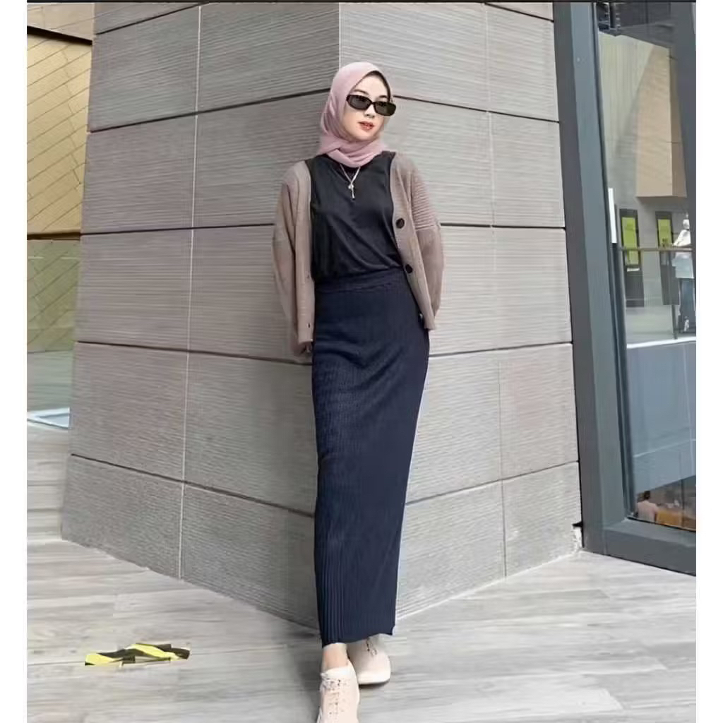 Rok span Wanita - Bawahan Span Rok Kekinian - Rok kerja Formal Wanita - Rok Span Kerja Wanita - Bawa