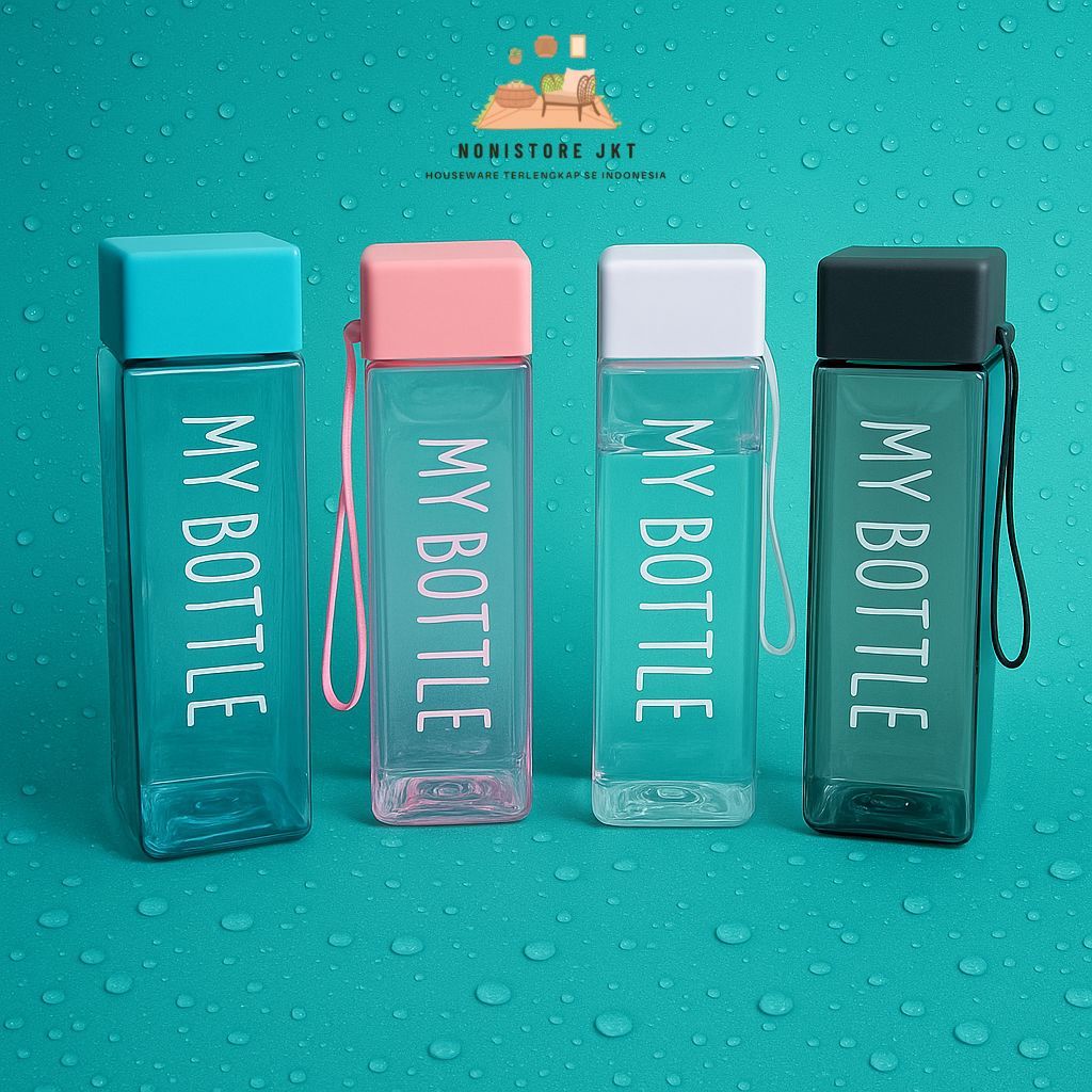 Botol Minum My BOTTLE KOTAK bpa free - Botol Minum