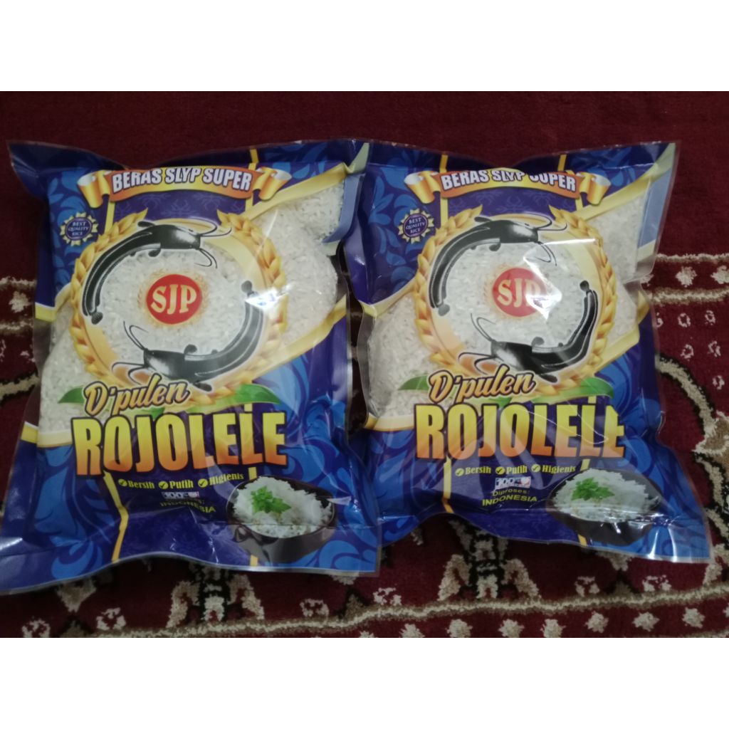 

Beras kemasan rojolele 500gr