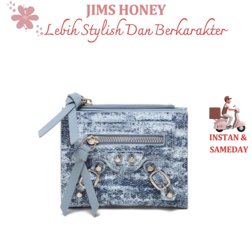 JIMS HONEY Aluna Wallet Dompet Wanita Lipat Dompet Kecil Tipis