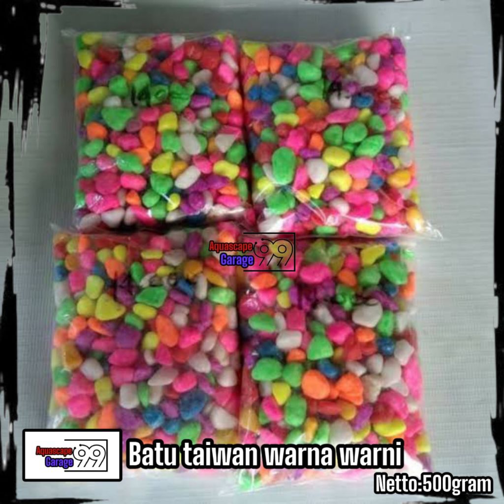 Batu taiwan 500 gram / batu taiwan / batu hiasan aquarium / batu hiasan / batu warna warni