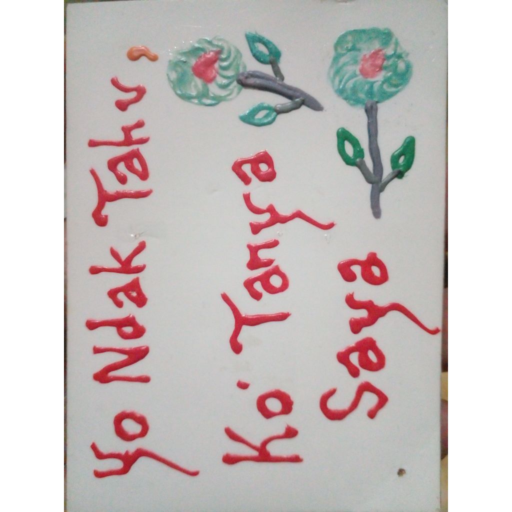 

Sticker : Yo Ndak Tahu, Ko' Tanya Saya