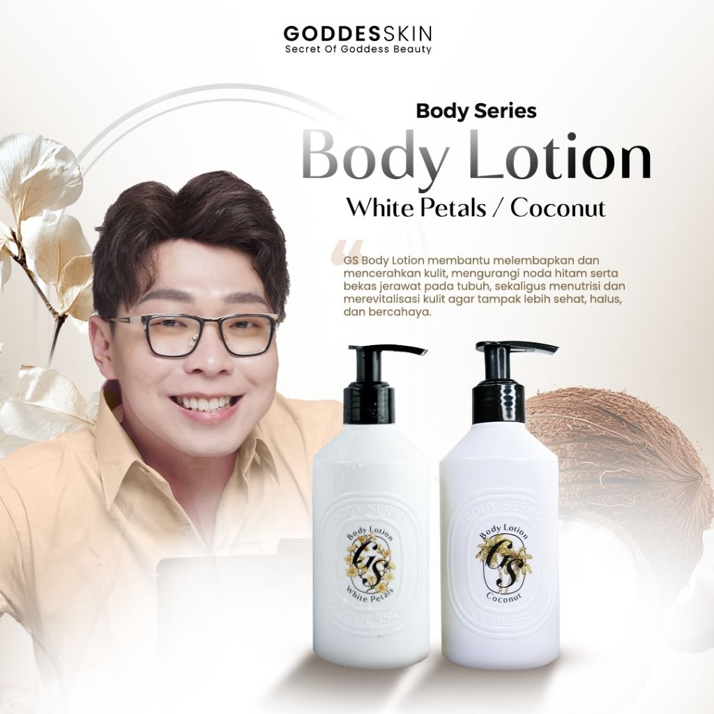Goddesskin GS+ Body Lotion | Body Lotion dR. Hen | Body Lotion Pemutih | Body Lotion Pencerah |dR. H