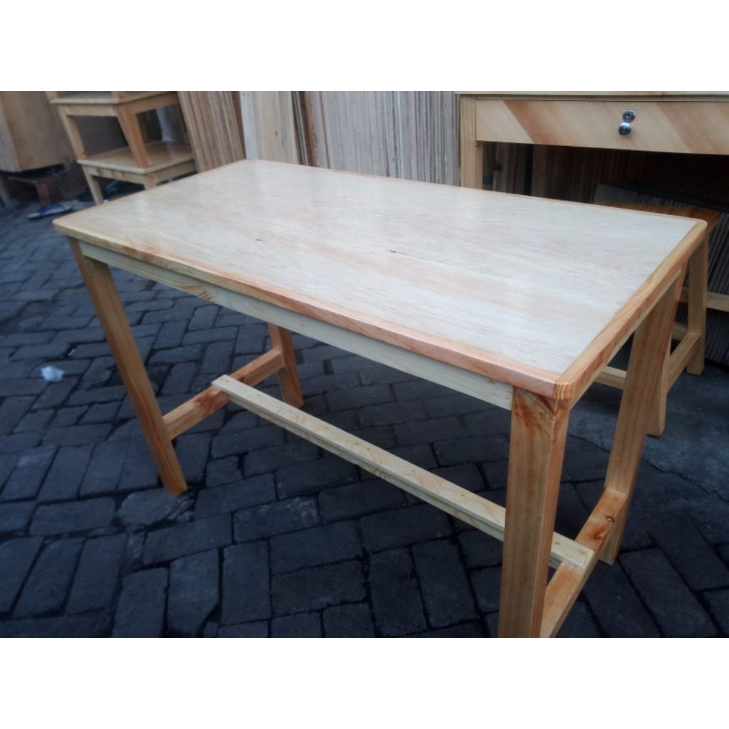 meja makan 120x60x75cm jatibelanda